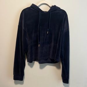 Velour hoodie